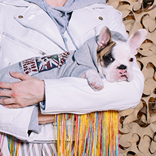 Fleece-Lined Dog Hoodie / Sweatshirt