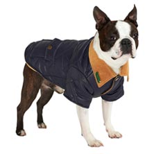 Navy Blue Quilted Town & Country Coat