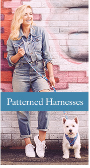 View Urban Pup Patterned Dog Harnesses