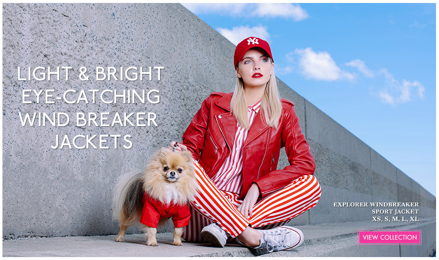View Urban Pup Light & Bright Spring Dog Jackets. Ideal lightweight dog jackets for Spring
