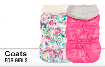 Girl sales dog coats