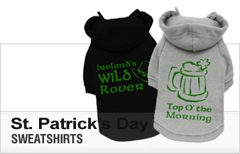 St. Patrick's Day Dog Sweatshirts