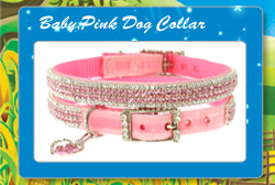 Wizard Of Oz Baby Pink Swarovski Dog Collar