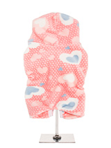 Baby Pink Onesie - Our new season onesie is super soft and features a beautiful heart design. It is so soft and comfortable that you will wish that you could wear it yourself. Super cute pom poms adjust the hood for a super comfy fit. In the long Winter evenings ahead what could be better than a snuggle on the sofa wi...