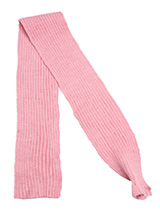 Pink Knitted Scarf - Our knitted scarves can be worn in a number of ways. One end of the scarf has an opening so that it can be worn like a tie. Or it can be simply tied around the neck. But whatever way it is worn it is guaranteed to create that casual look while keeping the neck and chest warm. 