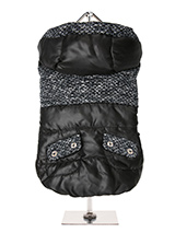 Delemere Tweed Trimmed Parka  - This coat uses a blend of traditional and modern materials to create a style that that just oozes class. The tweed provides a beautiful contrast to the modern materials and is finished with two matching tweed pockets and fastens along the underside with four poppers making it easy to both dress your...