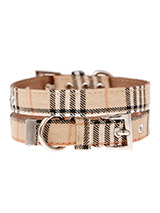 Brown Checked Tartan Fabric Collar - Our Brown Checked Tartan collar is a traditional design which is <br />stylish, classy and never goes out of fashion. It is lightweight and <br />incredibly strong. The collar has been finished with chrome detailing <br />including the eyelets and tip of the collar. A matching lead, harness <br />an...