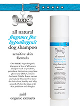 All Natural Hypoallergenic Dog Shampoo (200ml) - Our all natural hypoallergenic shampoo contains gentle and highly biodegradable, vegetable derived cleansers that effectively cleanse the hair with a luxurious lather. It is free of all known allergens such as parabens, petroleum derivatives, propylene glycol and DEA. Contains anthemis nobilis flowe...