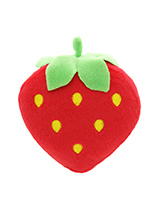 Plump Strawberry Plush & Squeaky Dog Toy - This Plump Strawberry toy will provide hours of fun for your pup as he squeaks with every bite. These soft, cute and cuddly toys are designed for your dog to both snuggle with and play with but are also strong enough to stand up to the strongest of play.