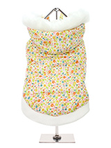Thermo Yellow Floral Quilted Parka - There's no such thing as bad weather, only unsuitable clothing, so said someone. That's why we have designed this new range of quilted and fleece lined Thermo range of coats. These multi layered coats will keep the heat in and the cold out come what may. Combine that with great colours, a perfect fi...