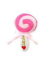 Pink Lollipop Plush & Squeaky Dog Toy - Everyone loves a lolly and we bet your dog is no different. This Pink Lollipop Plush and Squeaky Dog Toy will keep them amused and give them heaps of fun with every squeak. These soft, cute and cuddly toys are designed for your dog to both snuggle with and play with but are also strong enough to sta...