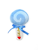 Blue Lollipop Plush & Squeaky Dog Toy - Everyone loves a lolly and we bet your dog is no different. This Pink Lollipop Plush and Squeaky Dog Toy will keep them amused and give them heaps of fun with every squeak. These soft, cute and cuddly toys are designed for your dog to both snuggle with and play with but are also strong enough to sta...