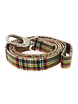Brown Tartan Lead - Here at Urban Pup our design team understands that everyone likes a coordinated look. So we added a Clansman Tartan Print Fabric Lead to match our Brown Tartan Print Harness, Bandana and collar. This lead is lightweight and incredibly strong.