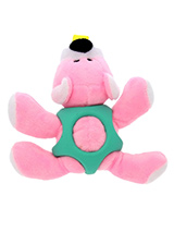 Pink Bear Ball Toy - The body of our Pink Bear Ball Toy is covered with a hard rubber 'waistcoat' and is a great interactive toy for playing 'fetch'. He is quite robust and will stand up to a lot of chewing and biting. The rest of him is cuddly and colourful with an added squeak to entertain your pet! This toy will prov...
