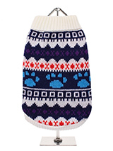 White Fair Isle Vintage Sweater - We're constantly inspired by heritage designs not only from Britain but  also from Scandinavia, especially when those designs are in style as  they are this season. A high turtle neck and elasticated sleeves make  this sweater extra cosy and the vibrant pattern will brighten up even  the greyest of...