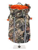 Natural Camouflage Rainstorm Rain Coat - Our Natural Camouflage fleece lined Rainstorm Raincoat with detachable hood gives your dog two styles in one; when the hood is removed, it can be worn as a coat. The adjustable draw string on the hood and on the hem will allow you to get a nice tight fit to keep the body warm and dry and two hi-vis...