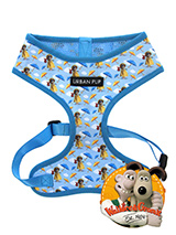 Gromit's Harness - You can be sure that our Wallace and Gromit range will raise a smile from  everyone you meet on your daily dog walk because who doesn't love this  dynamic duo! This distinctive look will give your dog a unique style all  its own and it is made to the same high quality as all other Urban Pup  product...