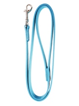 Blue Leather Matching Dog Lead - Matching lead (4ft / 1.2 m) for the Blue Leather Personalised Dog Collar (click the images to the right to view the collars).