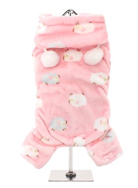 Baby Pink Counting Sheep Onesie | Dog Bed / Bath at Urban Pup