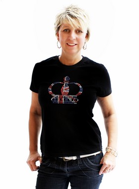 Princess Crown GlamourGlitz Women's T-Shirt