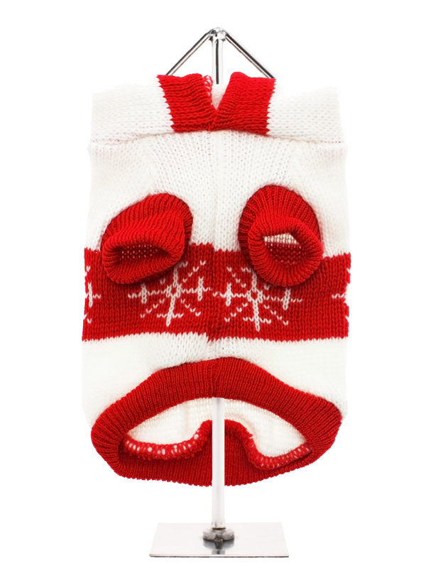 Red and shop white snowflake sweater