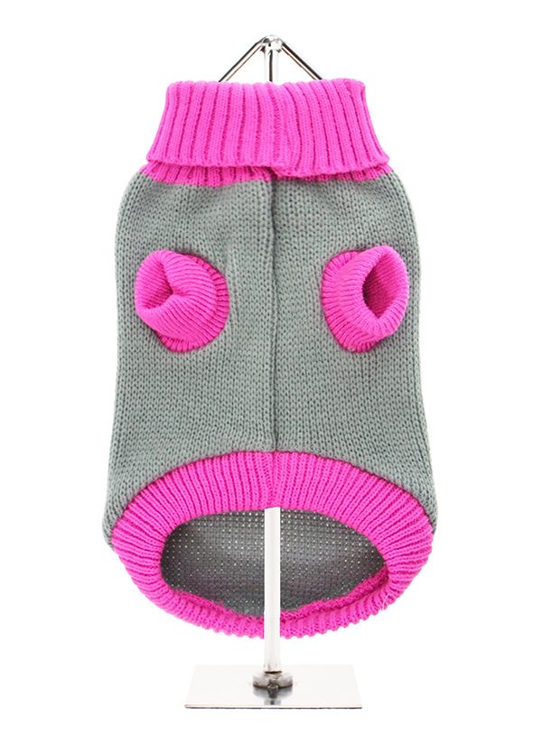 Pink Paw Sweater | Dog Knitted Sweaters at Urban Pup