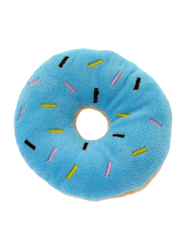 Plush donut dog toy deals