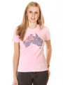 Australia GlamourGlitz Flag Women's T-Shirt