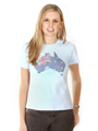 Australia GlamourGlitz Flag Women's T-Shirt