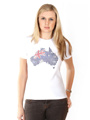 Australia GlamourGlitz Flag Women's T-Shirt