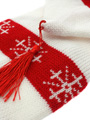 White Snowflake Sweater with Hood
