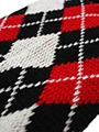 Red & Black Argyle Sweater