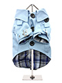 Powder Blue Trench Coat