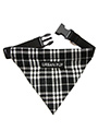 Black & White Tartan Bandana