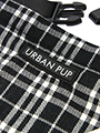 Black & White Tartan Bandana