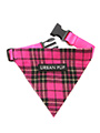 Fuschia Pink Tartan Bandana