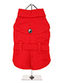 Red Fabric Trench Coat