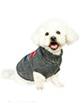 Charcoal Grey / Red Argyle Sweater