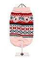 Oyster Pink Fair Isle Vintage Sweater