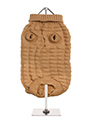 Brown Waffle Textured Knitted Sweater