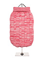 Pink Waffle Textured Knitted Sweater