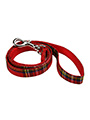 Red Tartan Fabric Lead