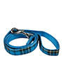 Blue Tartan Fabric Lead