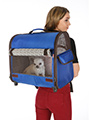 Blue Travel Carrier