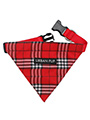 Red Checked Tartan Bandana