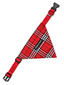 Red Checked Tartan Bandana