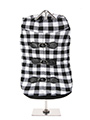 Two Tone Checked Coat