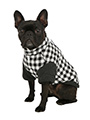 Two Tone Checked Coat