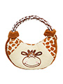 Little Giraffe Handbag Plush & Squeaky Rope Toy