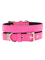 Neon Pink Fabric Collar